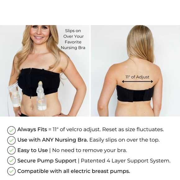 Simple Wishes Other - BOGO Simple Wishes - Hands-Free Pumping Bra, Size: XS-Large